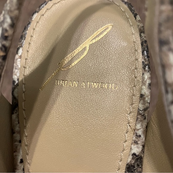 BRIAN ATWOOD Platform Heels PYTHON / SNAKESKIN - Sz 9 (EU 40) EXCELLENT! - Picture 10 of 16
